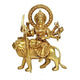 AONA Brass Maa Durga Idol Figurine Maa Durga Decorative Showpiece Home Office Temple Gift Item Height 12 Inches